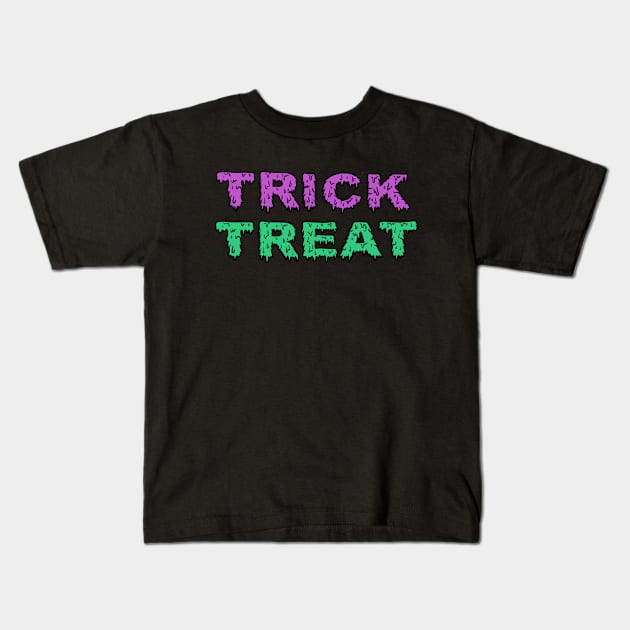 Trick Or Treat Halloween Tee Kids T-Shirt by suenodelamonster